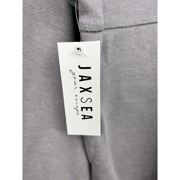 Jaxsea Womens Aloha Paradise Reversible Sweatshirt Grey Taupe NWT Size XL - Picture 6 of 11